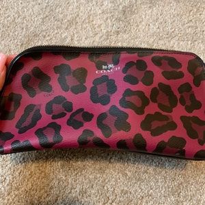 Coach makeup bag